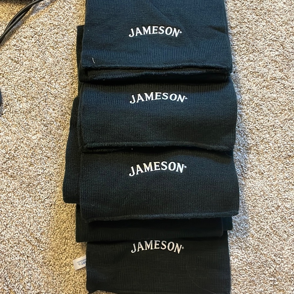 Jameson embroidered holiday scarves